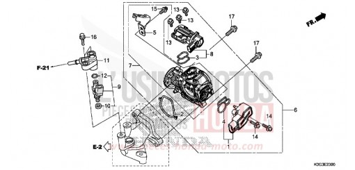 THROTTLE BODY C125AK de 2019